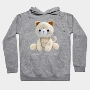 Crochet Cat Baby Toy Hoodie